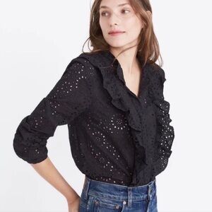 Madewell eyelet blouse
